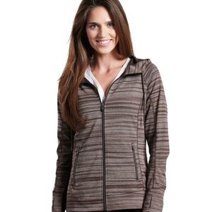 Kuhl Full Zip Piper Heather Gray Hoodie Large